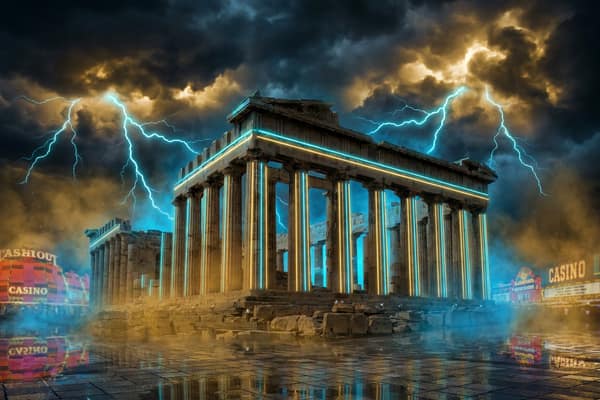 Слот Gates of Olympus с молниями
